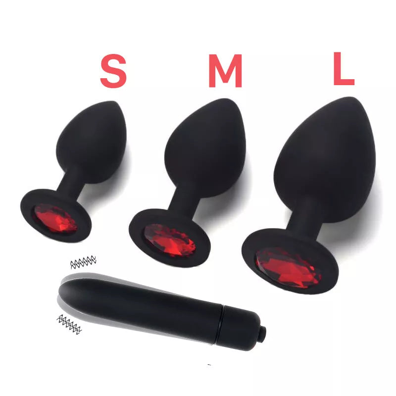 Adult Silicone Anal Plug Dildos Bullet Vibrator Butt Plugs Sex Toys fo Funtoy Adult Silicone Anal Plug Dildos Bullet Vibrator Butt Plugs Sex Toys fo Funtoy